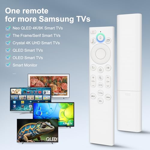 OMAIC Voice Replacement Remote Control for Samsung-Smart-TV, for All 2019-2025 Universal Samsung Frame Neo QLED UHD 4K/8K Series Smart TVs - Image 2