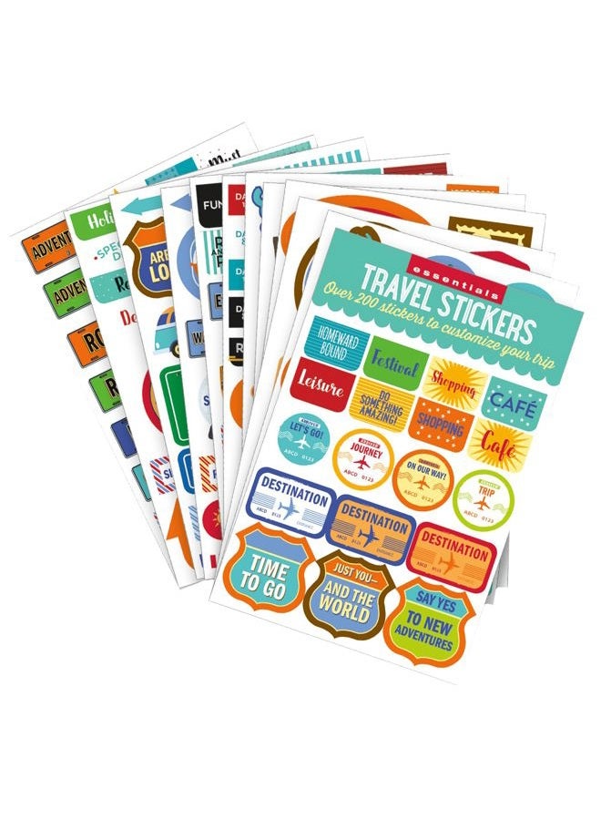 Peter Pauper Press Essentials Travel Planner Stickers - Image 1