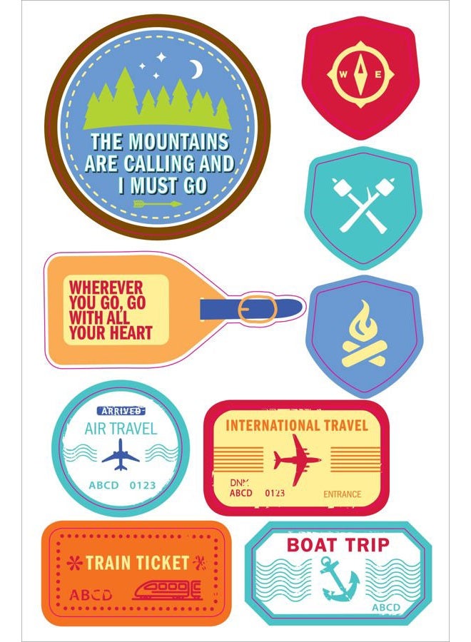 Peter Pauper Press Essentials Travel Planner Stickers - Image 4