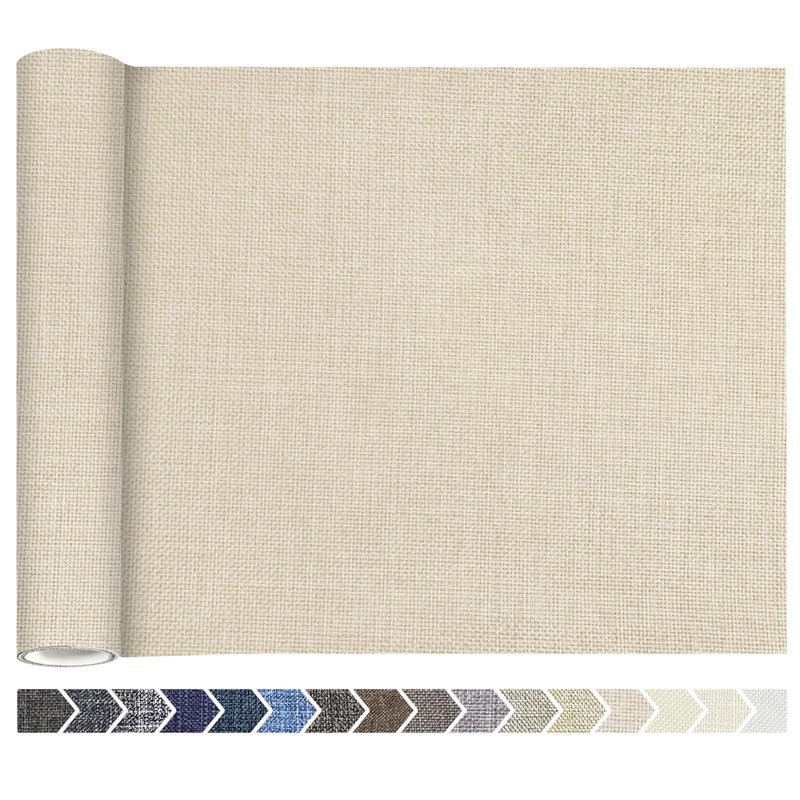 KING MOUNTAIN Coarse Linen Repair Patches SelfAdhesive Linen Fabric Patches 12X40 inch Extra Size Multi Color Can be Used for Linen Sofa Repair and Linen Clothes Repair12 x 40Light Beige