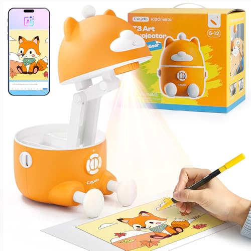Caydo T3 AI Drawing Projector with 700 Tracing Patterns MultiFunction App EyeSafe Learn to Draw Art Projector for Kids STEM Educational Craft Toy Gift for Boys Girls Ages 581012 - Image 1