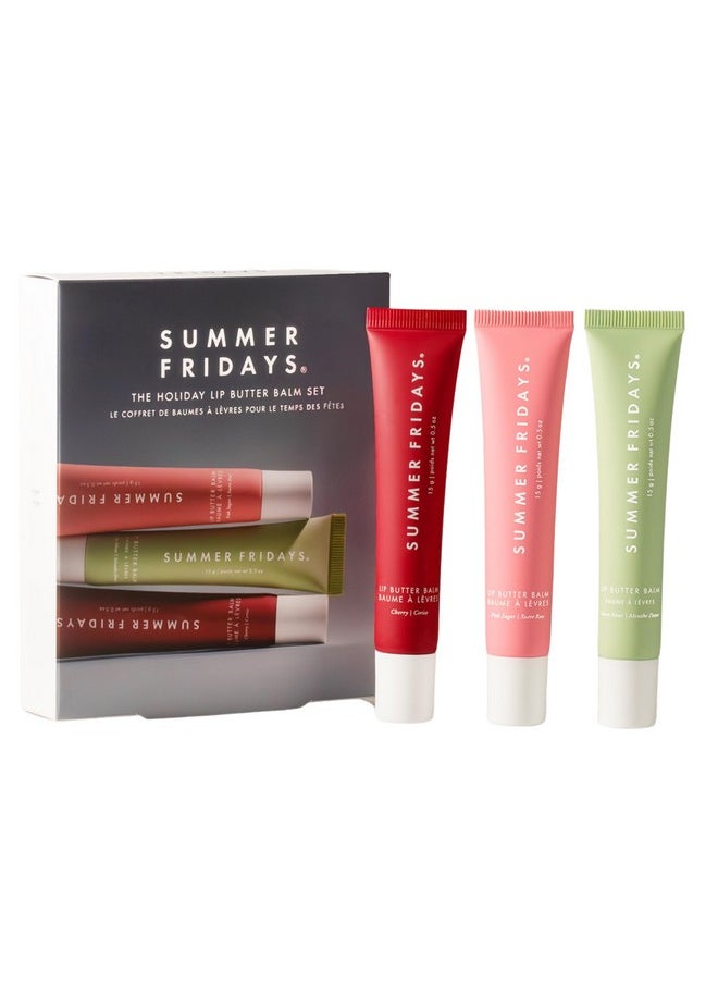 SUMMER FRIDAYS Summer Fridays Holiday Lip Butter Balm Set (3 Count)  - Image 1