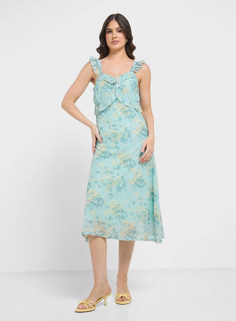 ELLA Floral Print Dress  - Image 4