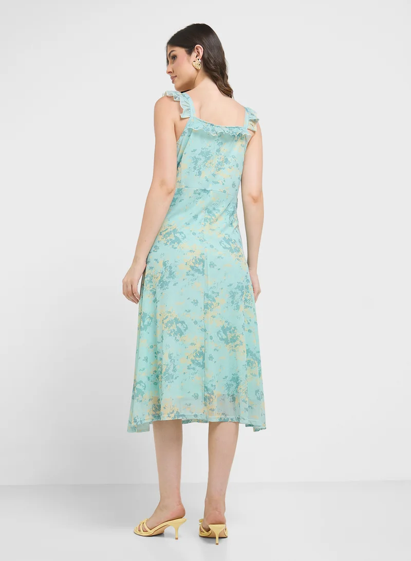 ايلا Floral Print Dress