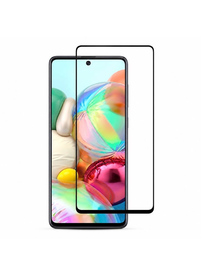 Deer Al-Ghazala Anti-Static ESD Tempered Glass Screen Protector for Samsung Galaxy Note 10 Lite - Full Glue Full Coverage Black Frame - Image 1