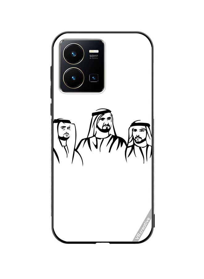Protective Case Cover For Vivo Y35 Sheikh Mohammed Bin Rashid Al Maktoum Design Multicolour