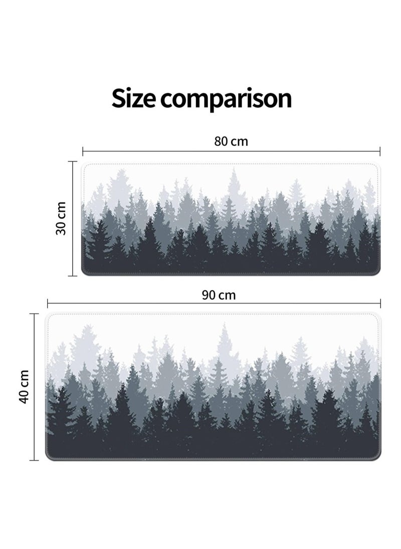 Bukela - Large Mouse Pad Extended Gaming Mouse Pad Non-Slip Rubber Base Mouse pad Office Desk Mat Smooth Cloth Surface Keyboard Mouse Pads for Computers 900 400 3MM - Image 1