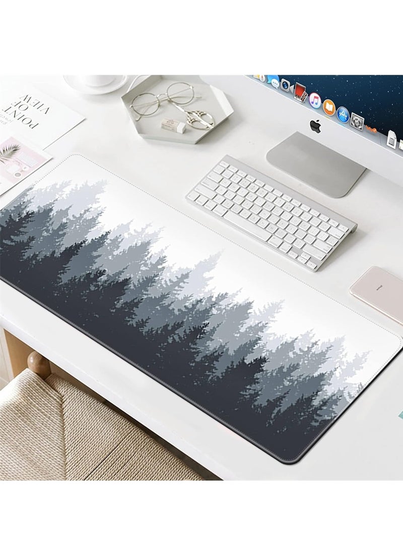 Bukela - Large Mouse Pad Extended Gaming Mouse Pad Non-Slip Rubber Base Mouse pad Office Desk Mat Smooth Cloth Surface Keyboard Mouse Pads for Computers 900 400 3MM - Image 1