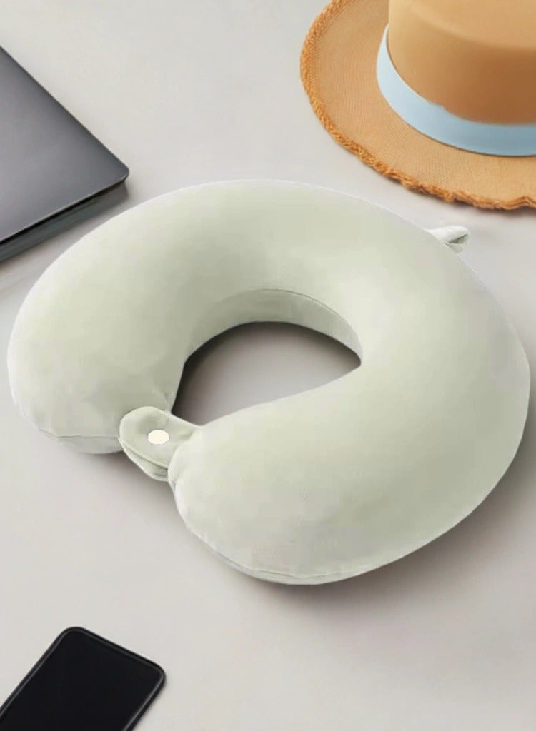 ZAIN GOLDEN Supreme Quality Travel and Neck Pillow Velvet ID1123 