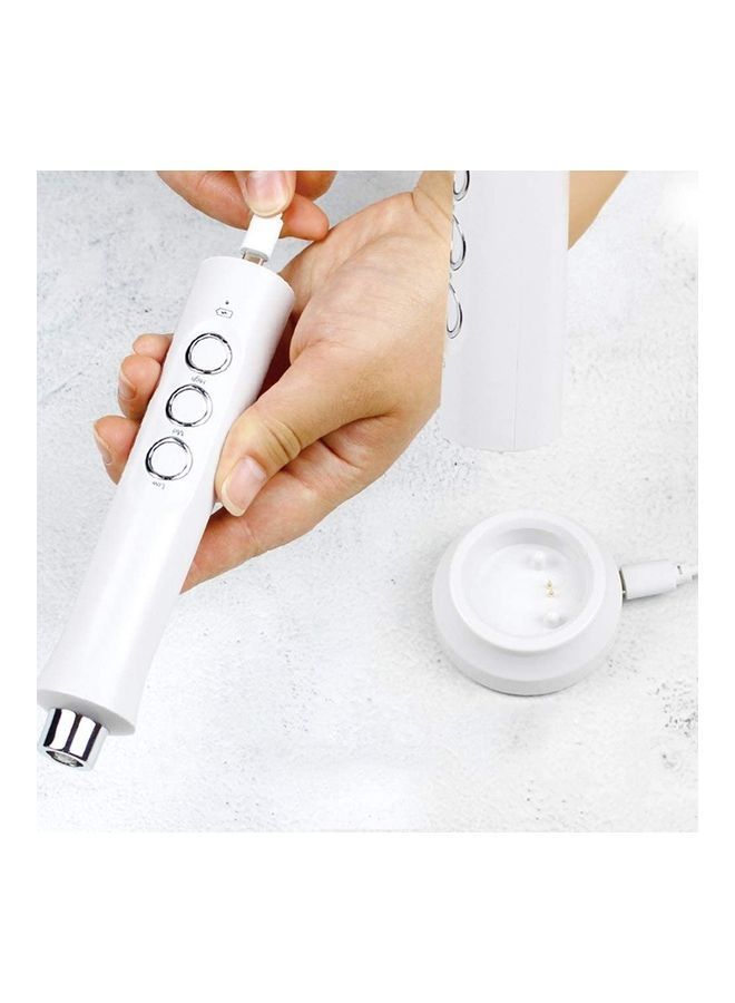 NIBEMINENT Handheld Electric Foam Maker And Whisk Set White/Silver - Image 3