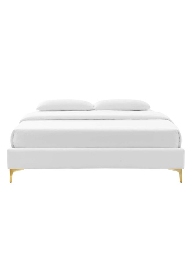 Sutton Velvet Bed 120x200cm Twin size Bed in White Color - pzsku/Z12841553A3E637C37528Z/45/_/1716878440/200ba98b-7375-4052-b5e2-fad9bd5b8fbd