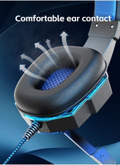 Fazza 7.1 Surround USB Vibration Gaming Headset Headband Headphones With Mic  - Image 5