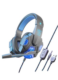 Fazza 7.1 Surround USB Vibration Gaming Headset Headband Headphones With Mic  - Image 1