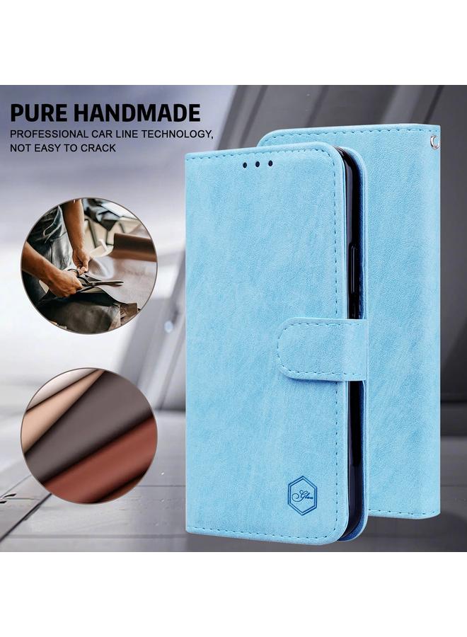 Zaboon Case For Huawei P30 Lite / Nova 4E Skin Feeling Oil Leather Texture PU + TPU Phone Case - Image 2