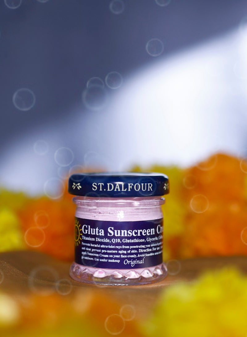 ST.DALFOUR Gluta Sunscreen Cream SPF 60 PA++ x 30 ml for Sun Protection - Image 3