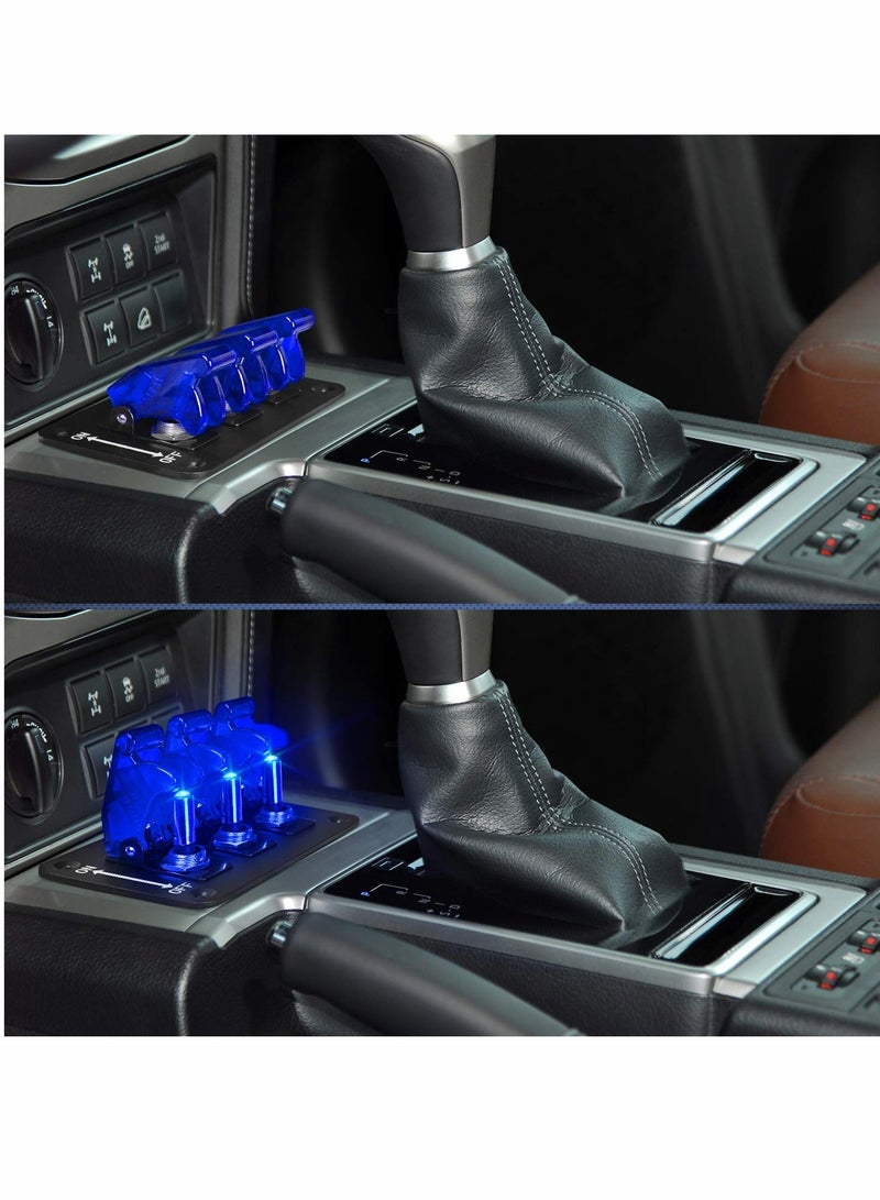 Zikra 3-Gang 12V Rocker Switch Panel with LED Indicator and Flip Cover for DIY Projects or Racing Cars - Perfect for Customization and Enhanced Control - Image 5