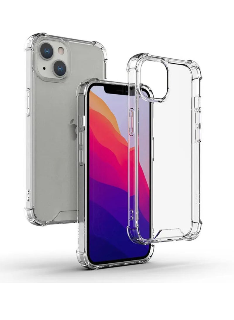 Yuwell iPhone 13 Case Clear 6.1 inch Anti-Yellowing iPhone 13 Cover Transparent Slim Thin Crystal Clear Phone Case Shockproof Protective Bumper Protection iPhone Case Cover For Apple iPhone  - Image 1