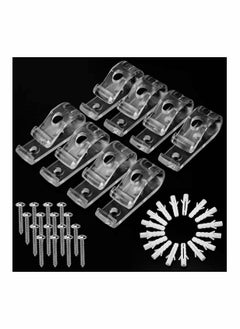 Y&D Clear Roller Blind Clip with Screws, Plastic Pillars for Vertical Roman Blinds Ball Chain Cord Control Safety Child  - Image 5