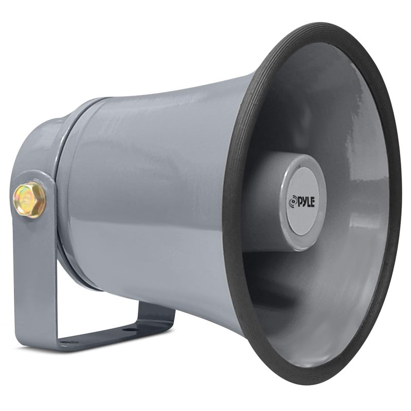 Pyle Indoor Outdoor PA Horn Speaker 63 Portable PA Speaker with 8 Ohms Impedance 25 Watts Peak Power Mounting Bracket Hardware Included Pyle PHSP6K White 63Inch - Image 2