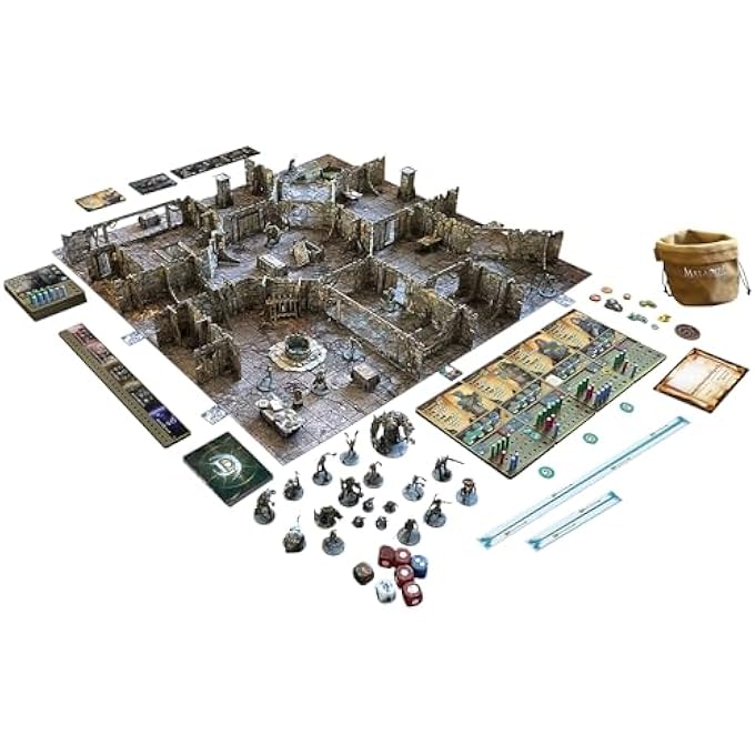 Battle Systems Maladum Dungeons of Enveron Starter Set - Fantasy Dungeon Crawler Game Immersive Terrain Solo, Co-op and Adversarial Play - Image 4