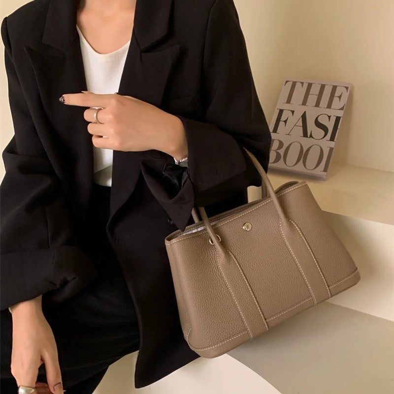 2024 Tote Bag Cowhide Women'S Bag Shoulder Crossbody Garden Bag Handbag Shopping Bag Bucket Bag - Image 2