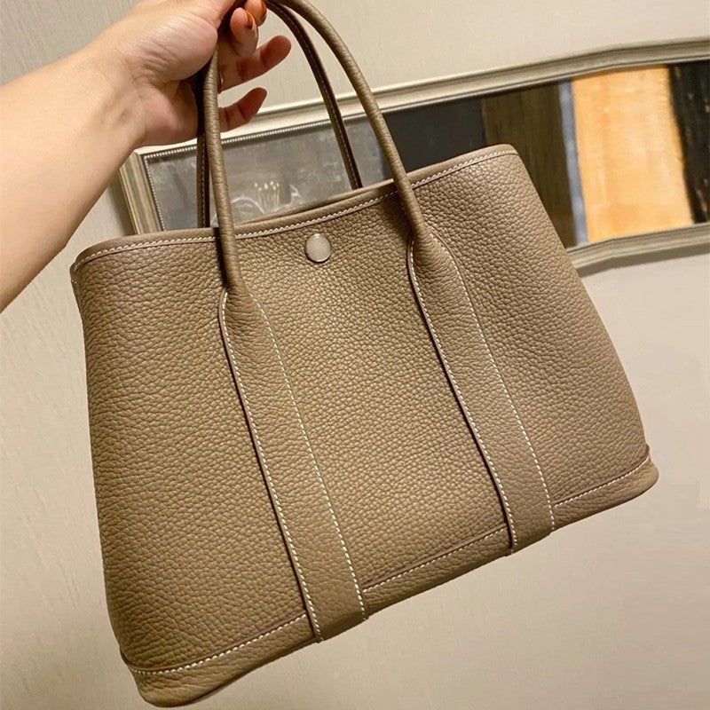2024 Tote Bag Cowhide Women'S Bag Shoulder Crossbody Garden Bag Handbag Shopping Bag Bucket Bag - Image 3