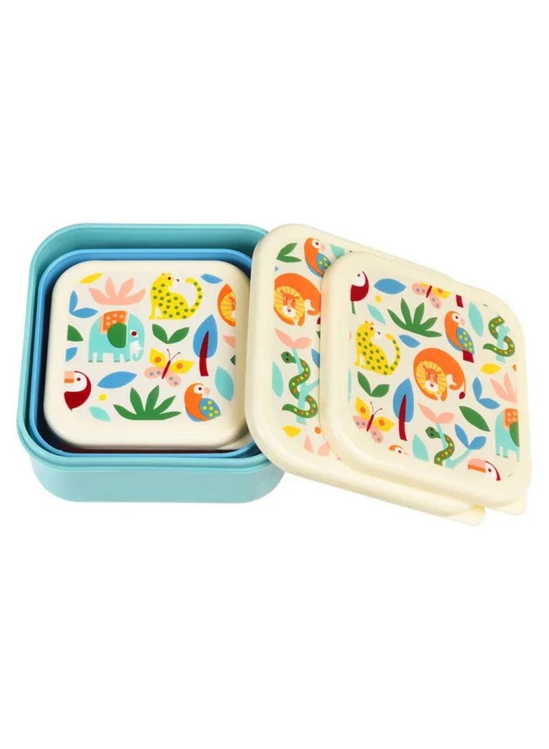 Rex London Wild Wonders Snack Pots Set Of 3 - Image 2
