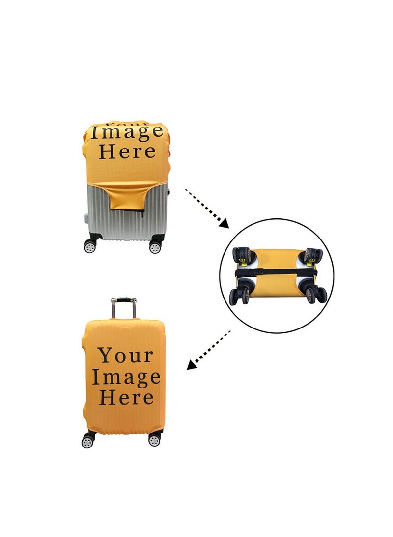 Y&D Kuromi Luggage Cover, Water-Washable Suitcase Cover, Spandex Elastic Luggage Protective Covers Travel Accessories Suitable for 18-32 Inch Trolley Case for Business Trip School Daily Using - Image 5