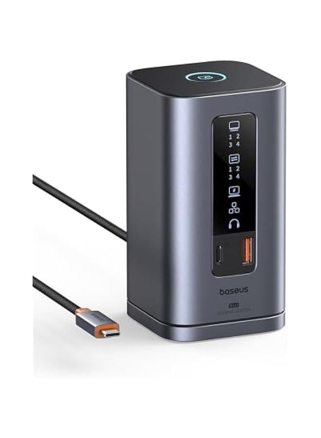 Arabest Docking Station, Spacemate(Win) 11 in 1, Triple Display, 4K HDMI and DP, 10Gbps USB A/C Ports, Gigabit Ethernet, 100W PD, Audio, Laptop Docking Station for Windows/Dell/HP/Lenovo/Asus/Acer/Mac - Image 1