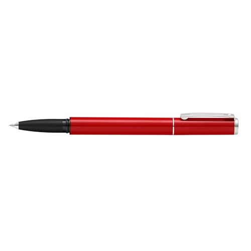 Sheaffer Pop Glossy Red Gel Rollerball Pen with Chrome Trim - Image 4