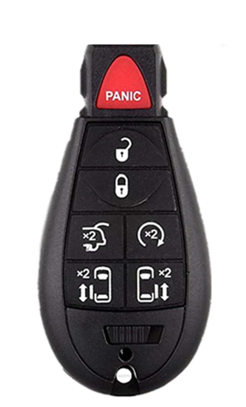 KAWIHEN Key Fob Case Replacement for Town and Country Dodge Grand Caravan IYZ-C01C M3N5WY783X 56046708AB 56046708AE(Just a Case) - Image 1
