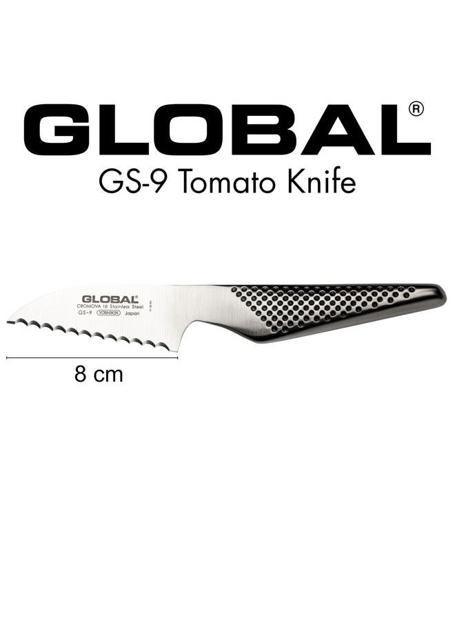 Global GS-9-3 inch, 8cm Serrated Tomato Knife - Image 3