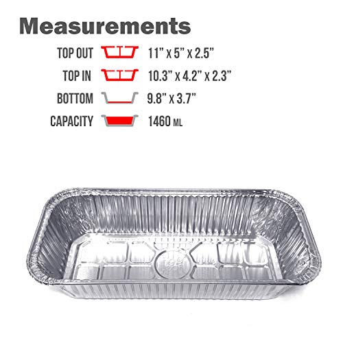 Fig & Leaf (35 Pack) Drip Pans Compatible with Weber Grills 6498 Smokefire l Summit l Genesis II Heavy Duty Aluminum Foil Liner - Image 3