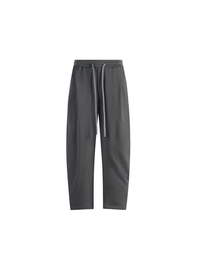 Chinism Casual Pants, American-style Curved Knife Pants, Straight-leg Trendy Fashion Sweatpants, Sports Pants, Loose-fitting Trousers, Slimming Effect, Draping Long Pants - Image 3