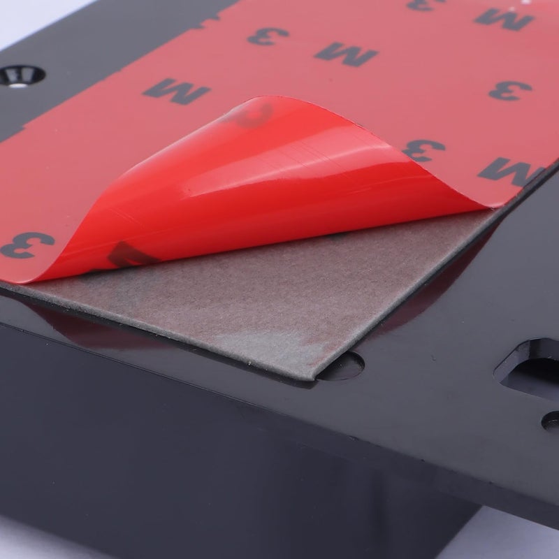 WALLVIEW TECH Plastic Wall Mount Mobile Holder with Remote Control Storage Racks, Key Hanger, Pen Holder Space/Self-Adhesive/Multi Purpose Accessories (Black) - Image 5