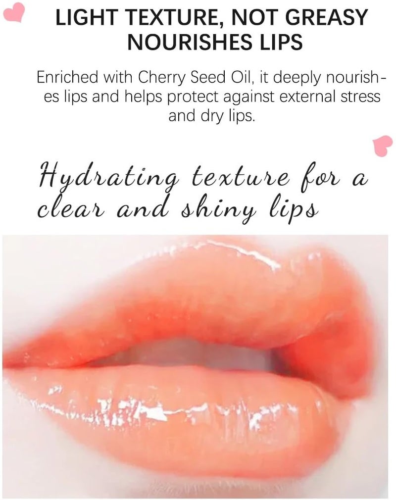 Color Fruits Lip Gloss Plumper Fruit Flavor Vegan Lip Oil - Image 3