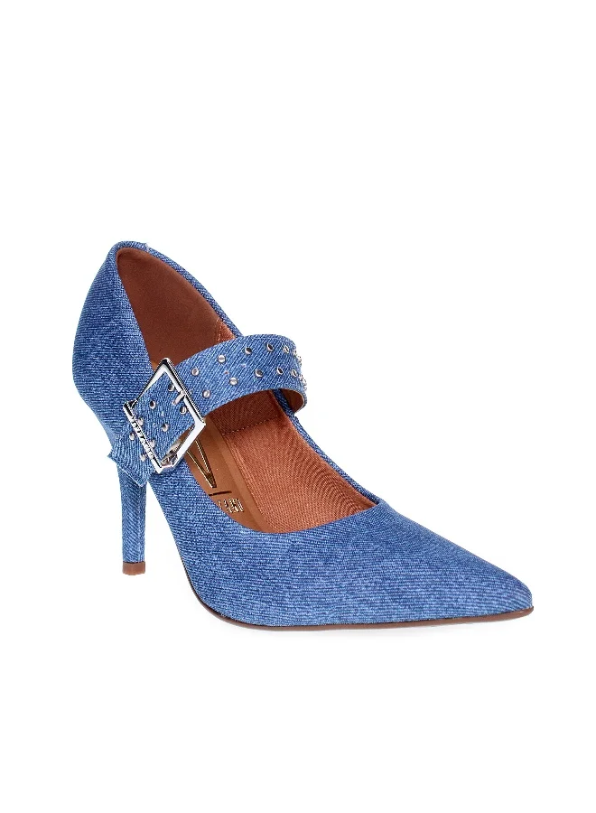 VIZZANO Mid Heels Shoes for Women – Classic Mid Heel Pumps for Girls & Ladies Office Wear