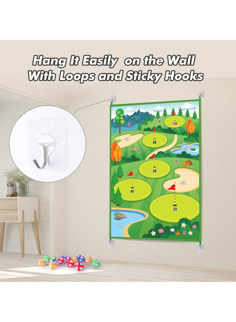 Ultimate Portable Golf Training Set, Perfect for Indoor and Outdoor Practice with Chipping Mat, Hitting Mats, 20 Golf Balls and Essential Equipment for Home and Backyard Use - Image 5