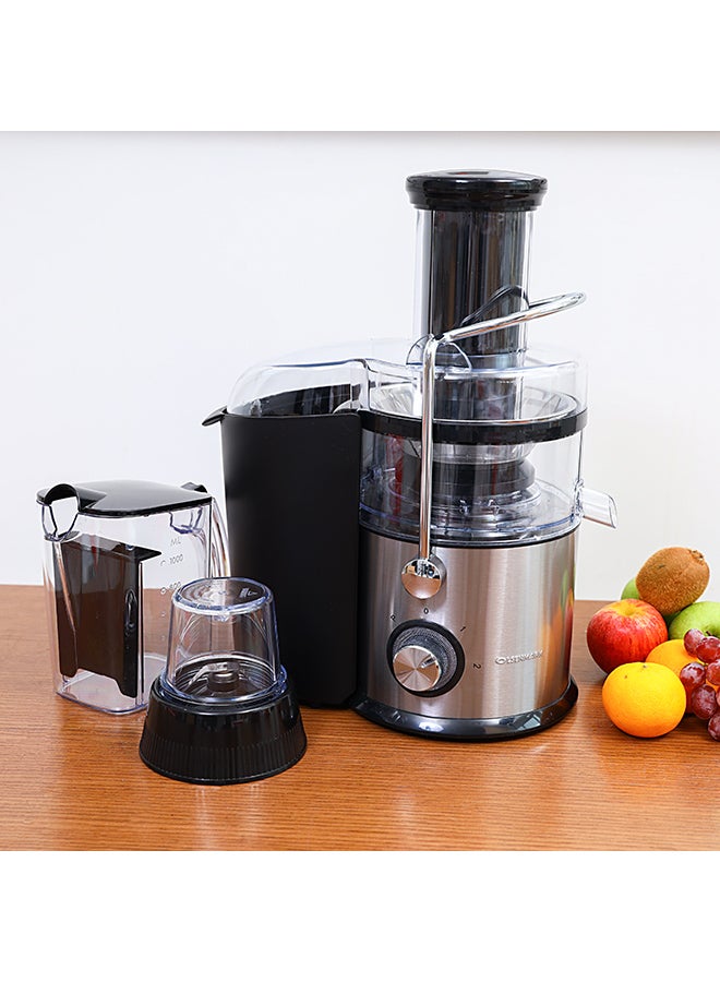 أولسنمارك عصّارة وخلاط 3 في 1 1.6 L 800 W Omje2234 فضي/أسود/شفاف - Image 3