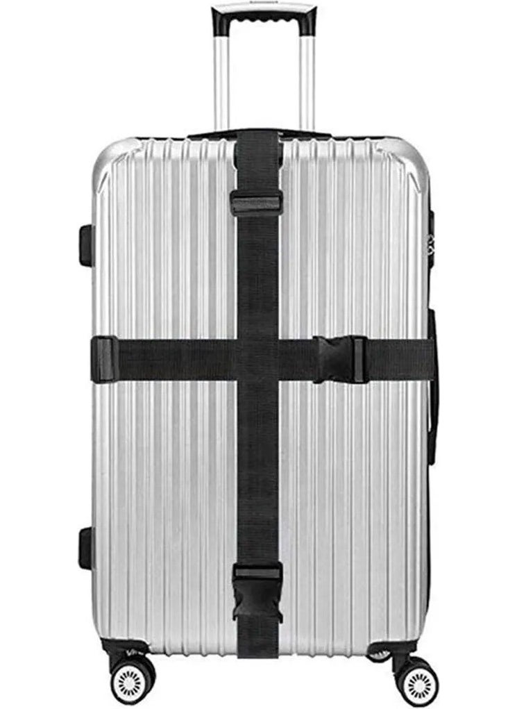TahTicMer Suitcase Baggage Patient Stretcher Safety Belt Luggage Belt Adjustable Suitcase Luggage Strap Band with Hanger Lock Luggage Backpack and Travel Bag Belt 1 Piece  - Image 2