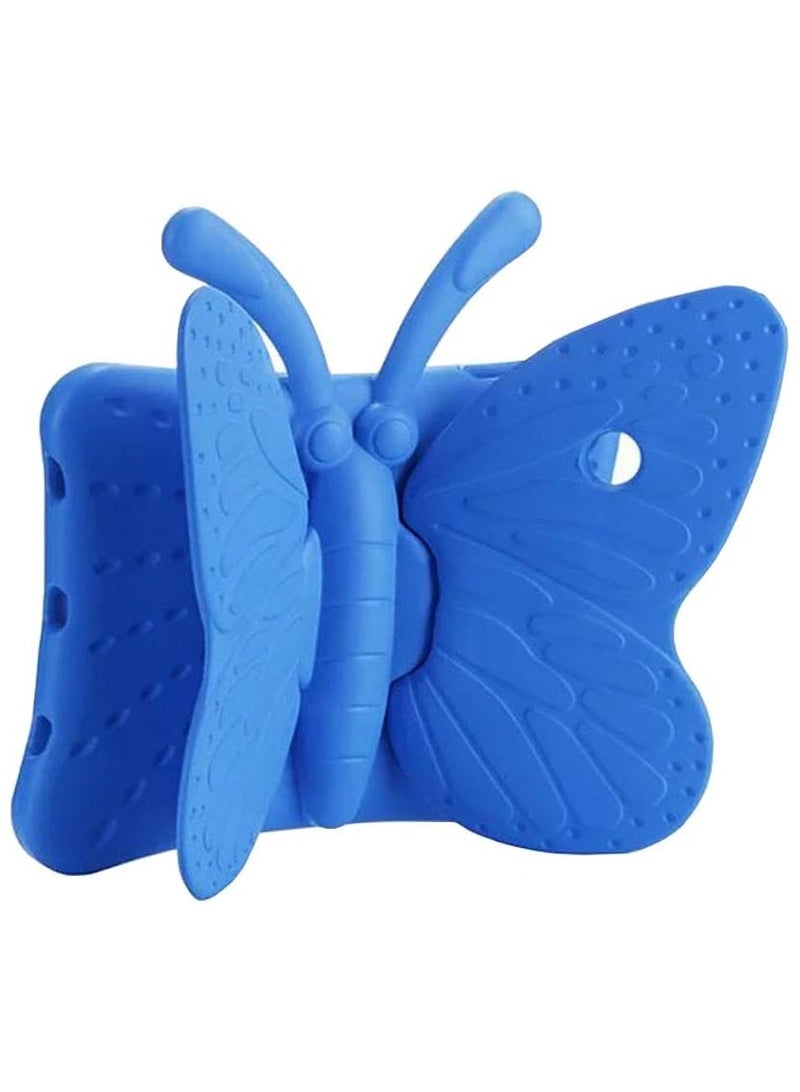 iPad 6th Generation Case for Kids, iPad 9.7 inch Case, Light Weight Shockproof EVA Foam Protective Tablet Stand Cover Holder for Apple iPad Air/Air 2 iPad 9.7 2017/2018 - Cute Butterfly, Blue - Image 3