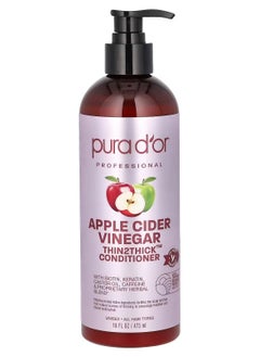 Pura d'or Pura d'Or - Thin2Thick Apple Cider Vinegar Conditioner - 473 ml  - Image 1