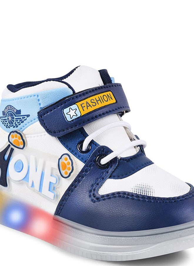 KATS Unisex Kids LED Sneakers with Velcro Closure - Image 5