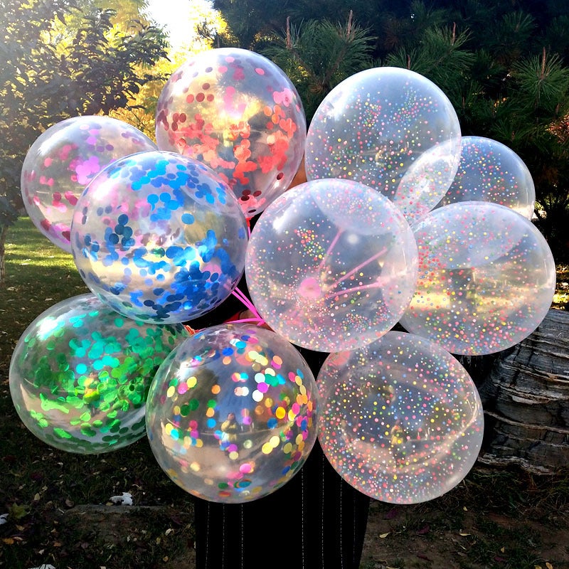 Foam Balloon Particles Children'S Micro-Business Sweep Code To Push Small Gift Stores To Promote Powder Suction Drainage Activities Toys - Image 4