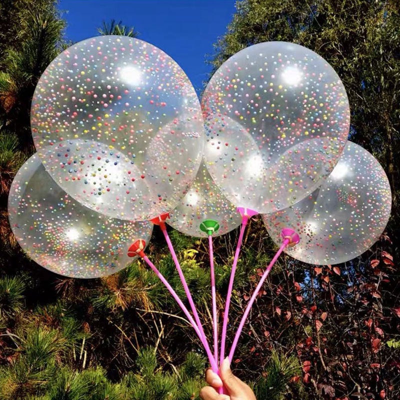 Foam Balloon Particles Children'S Micro-Business Sweep Code To Push Small Gift Stores To Promote Powder Suction Drainage Activities Toys - Image 2