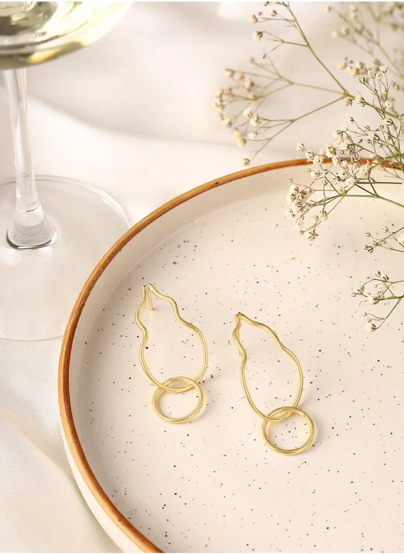 برياسي Contemporary Drop Earrings