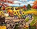 Springbok Fall Wagon Wonders 500 Piece Jigsaw Puzzle for Adults Pumpkins and Flowers for Autumn Unique Cut Pieces Made in USA - Image 2