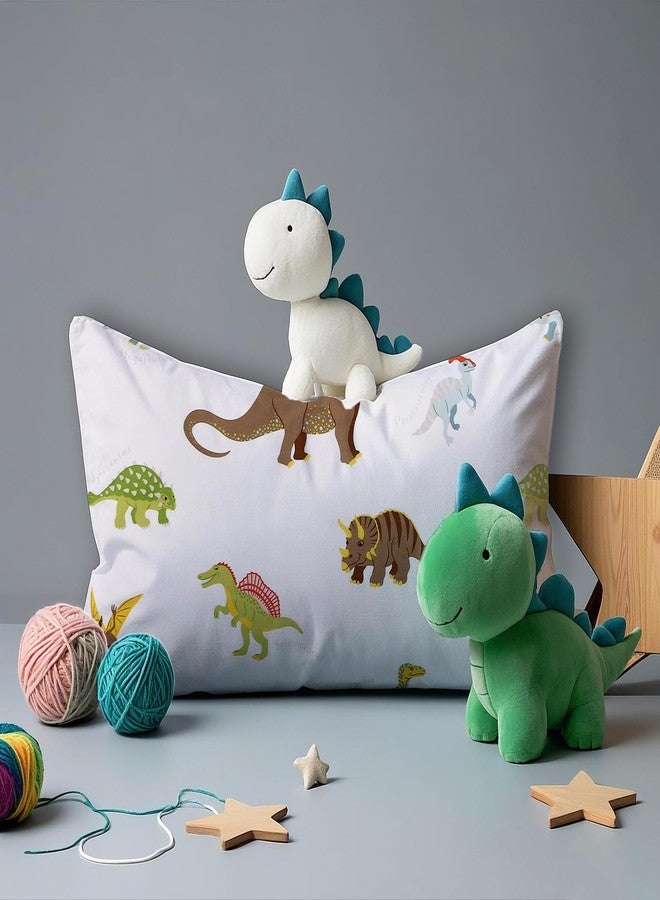 MAG 2 Pcs White Dinosaure Standard Pillowcases,Bedding Pillowcases Pack of 2 20”*26” (Standard, White) - Image 2
