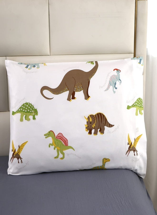 MAG 2 Pcs White Dinosaure Standard Pillowcases,Bedding Pillowcases Pack of 2 20”*26” (Standard, White) - Image 4