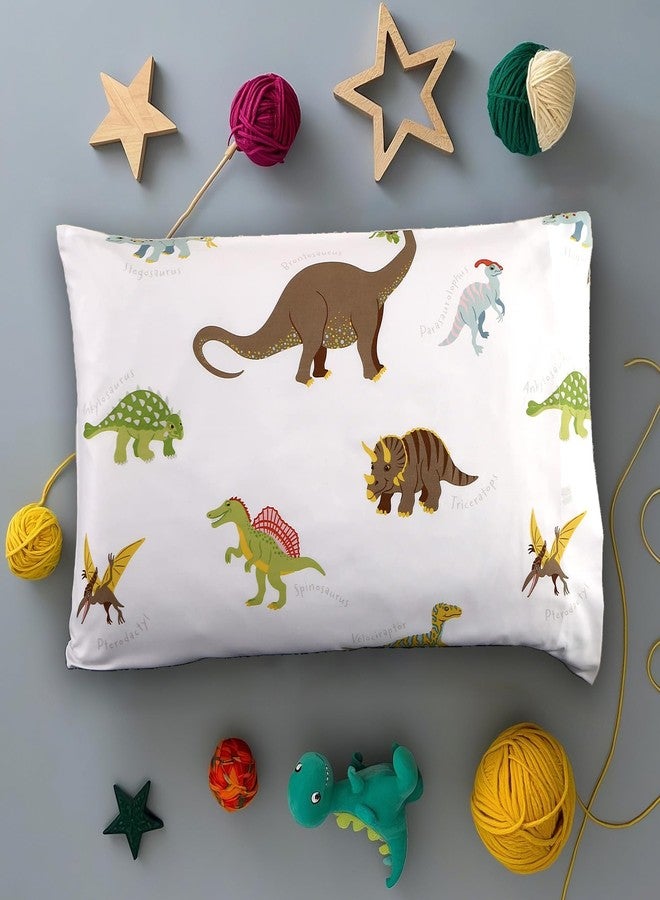 MAG 2 Pcs White Dinosaure Standard Pillowcases,Bedding Pillowcases Pack of 2 20”*26” (Standard, White) - Image 1
